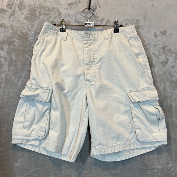 J Crew Cargo Shorts Mens size 31 Beige Preppy Skater‎ Y2K - Picture 2 of 10